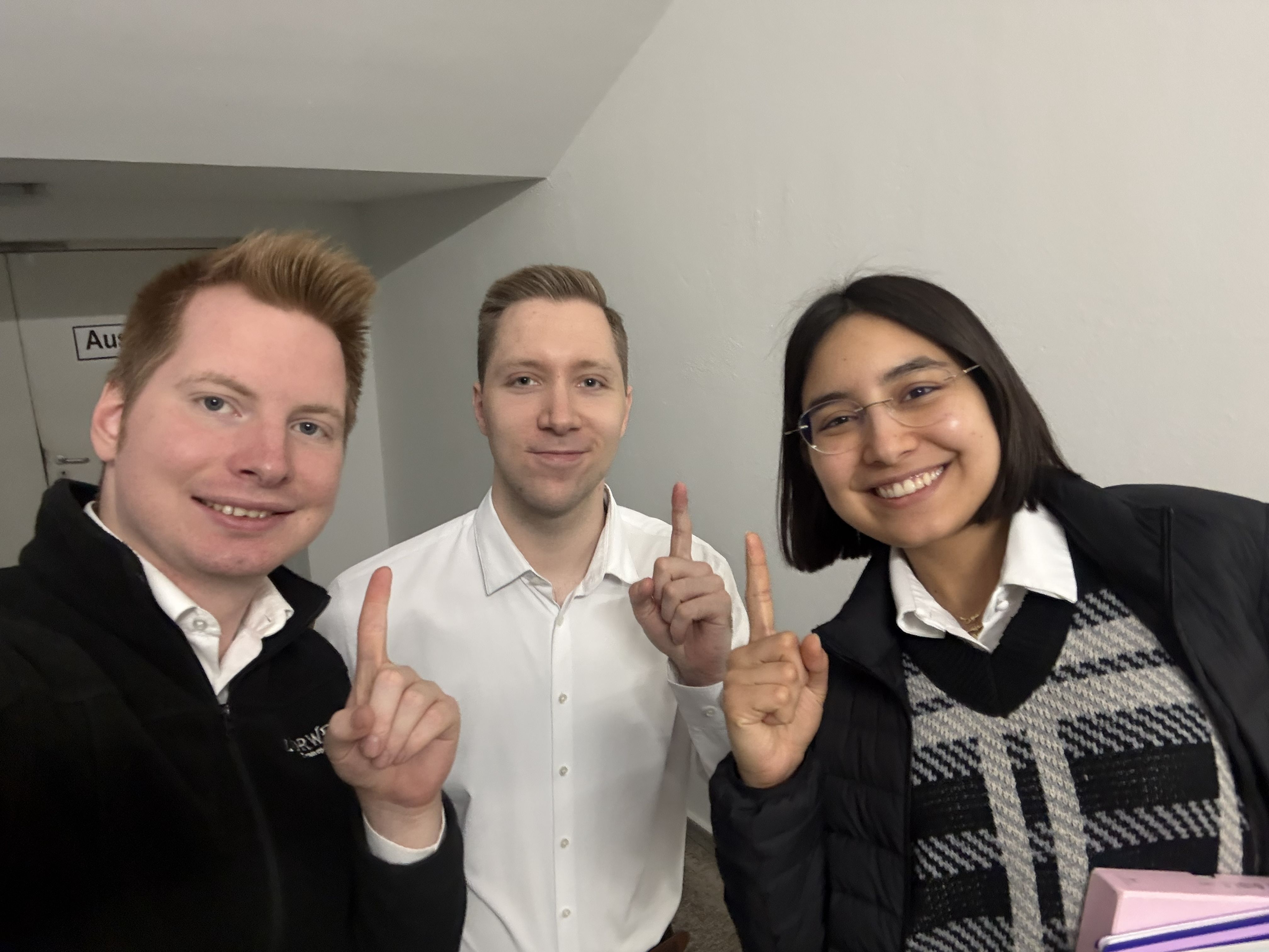 Founding team: Three people in Vienna